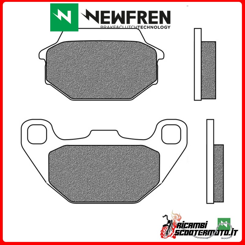 NEWFREN HINTERE BREMSBELÄGE SYM GT 500 2007 >