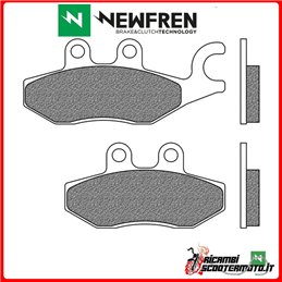 PASTILLAS DE FRENO TRASERO NEWFREN PIAGGIO BEVERLY 4T 4V HPE 300 2021 - 2023