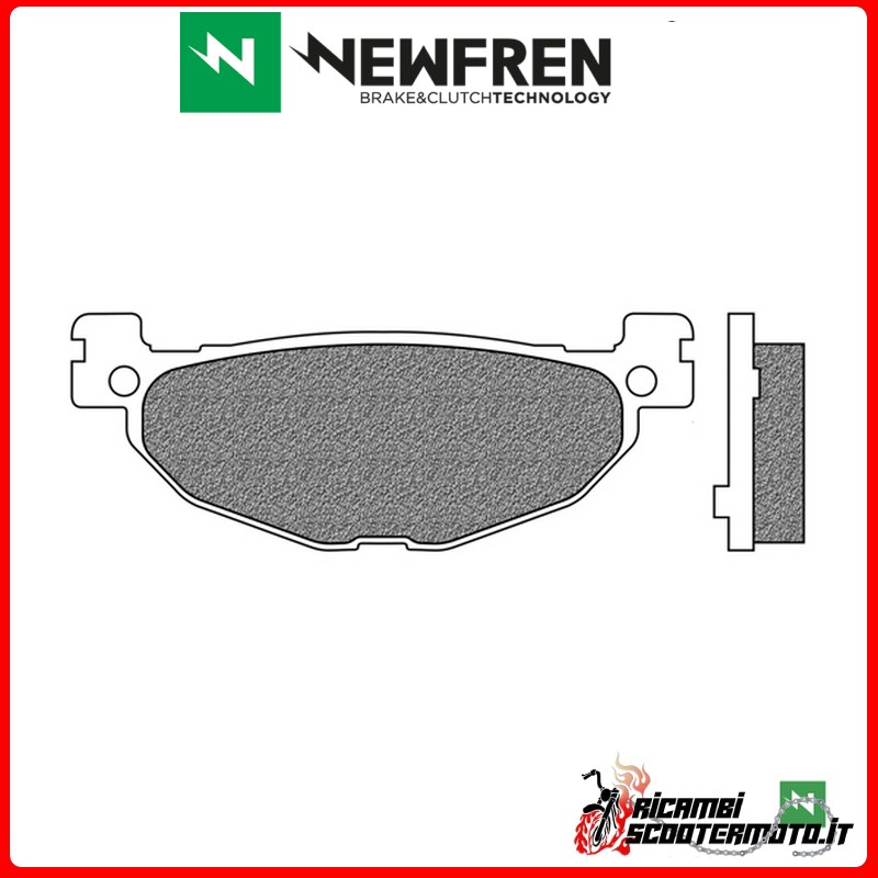 PASTIGLIE FRENO POSTERIORE NEWFREN YAMAHA MAJESTY YP 400 2004