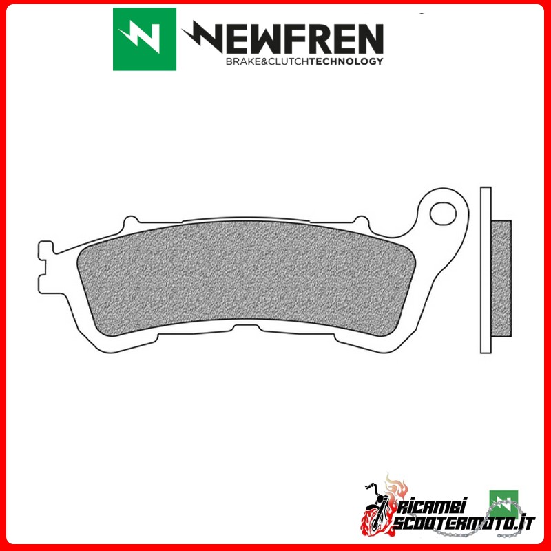 NEWFREN FRONT BRAKE PADS SUZUKI C R INTRUDER 1800 2008 - 2012 NEWFREN FRONT BRAKE PADS SUZUKI C R INTRUDER 1800 2008 - 2012