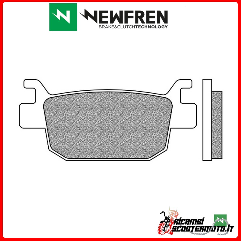 PASTILLAS DE FRENO TRASERO NEWFREN HONDA @ NES 125 2009 >