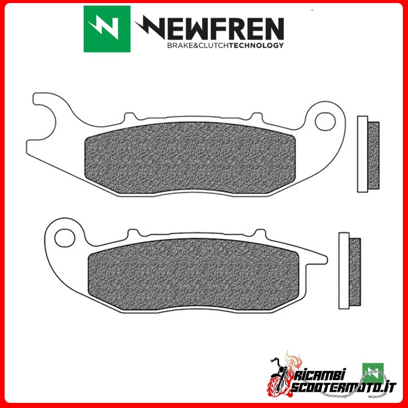 NEWFREN FRONT BRAKE PADS PIAGGIO LIBERTY E5 150 2020 - 2022 NEWFREN FRONT BRAKE PADS PIAGGIO LIBERTY E5 150 2020 - 2022