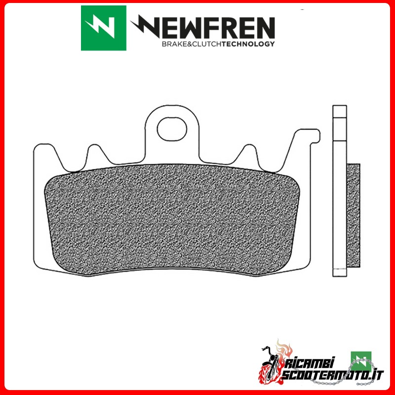 NEWFREN FRONT BRAKE PADS KTM SMC R LC4 690 2021 - 2024 NEWFREN FRONT BRAKE PADS KTM SMC R LC4 690 2021 - 2024