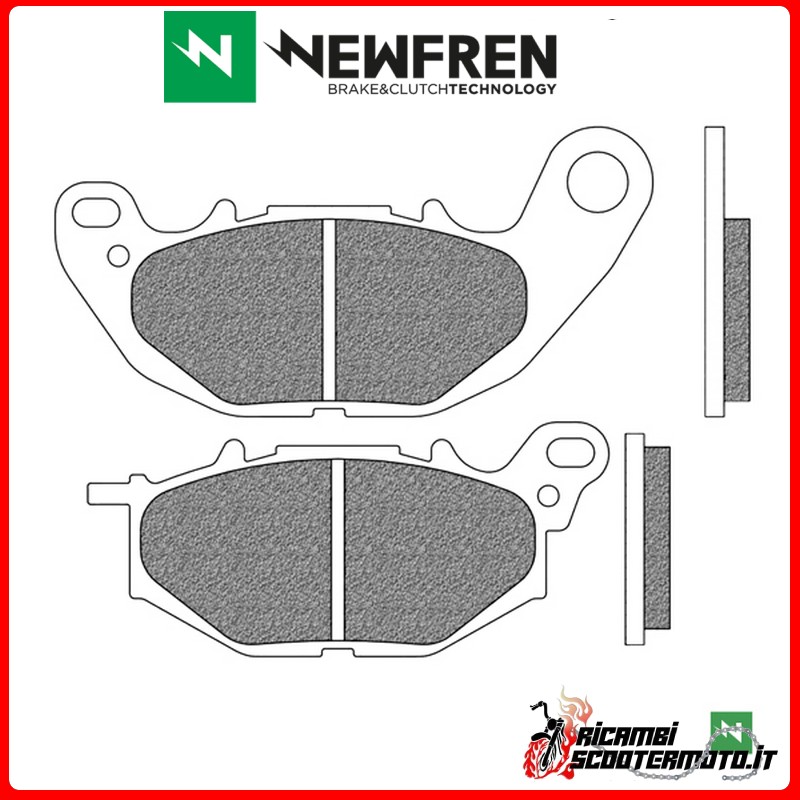 NEWFREN FRONT BRAKE PADS YAMAHA MT-03 320 2016 - 2024 NEWFREN FRONT BRAKE PADS YAMAHA MT-03 320 2016 - 2024