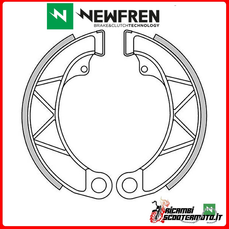 GANASCE FRENO POSTERIORE NEWFREN INNOCENTI LAMBRETTA GT (UK) 200 1963 - 1965