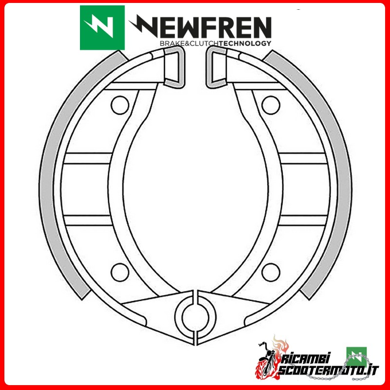 NEWFREN FRONT BRAKE SHOES BETA B12 50 1973 > NEWFREN FRONT BRAKE SHOES BETA B12 50 1973 >
