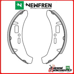 ZAPATAS DE FRENO TRASERO NEWFREN PIAGGIO COSA 200 1989 - 1991