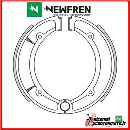 NEWFREN REAR BRAKE SHOES YAMAHA XJ5 SECA 550 1981 - 1983