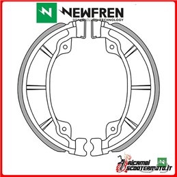 NEWFREN REAR BRAKE SHOES SYM FIDDLE II 125 2009 - 2013