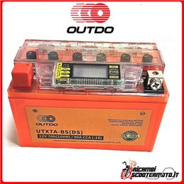 OUTDO I GEL BATTERY YTX7A-BS YTX7ABS MOTO SCOOTER QUAD CROSS UTX7A-B