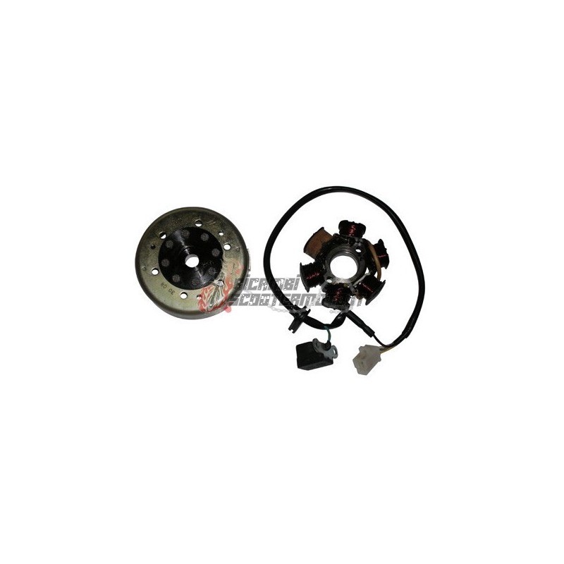 FLYWHEEL ROTOR STATOR PEUGEOT Jet C-Tech Carburatore C/CDI 50 2006-2009