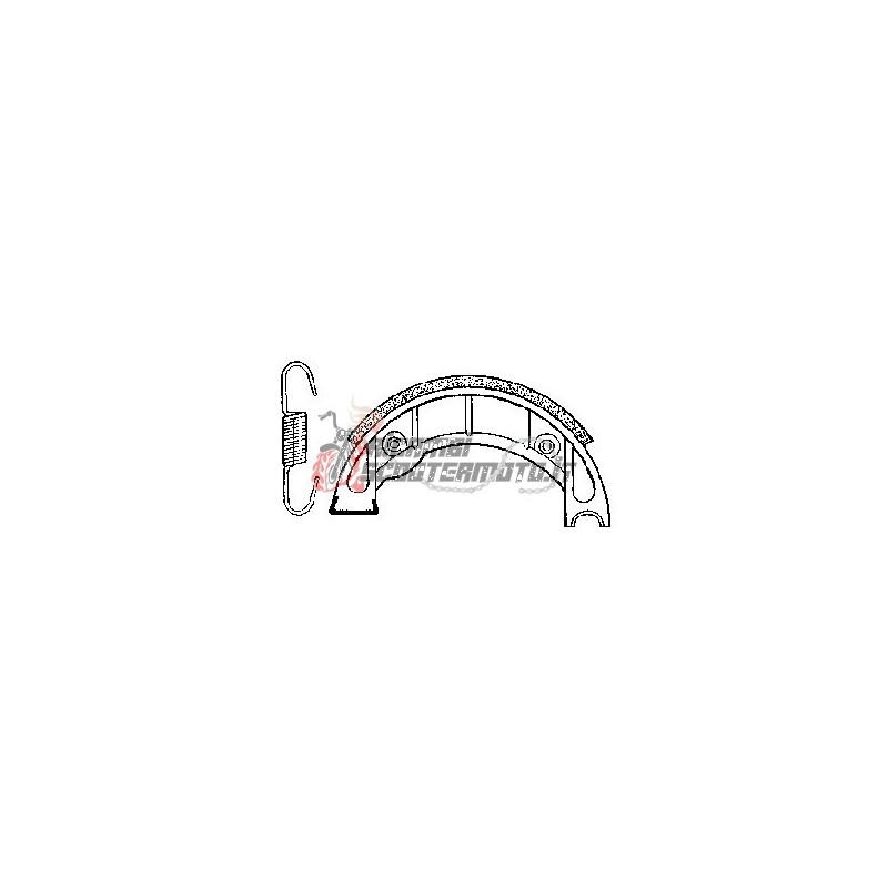 BRAKE SHOES PAIR GILERA Trend 50 1989