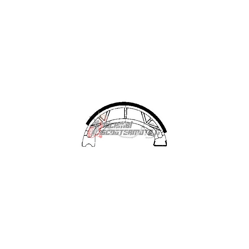 PAR DE ZAPATAS DE FRENO PEUGEOT Vivacity S/Antifurto HengTong 50 1999-2005