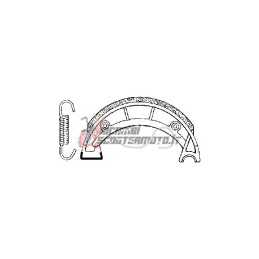 BRAKE SHOES PAIR ANCILLOTTI PVS MX 125 1983