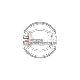 PAR DE ZAPATAS DE FRENO KYMCO Agility 2T R16 50 2010-2015