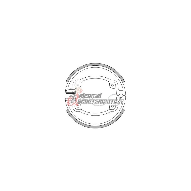 BREMSBACKEN PAAR KYMCO Agility 2T R16 50 2010-2015