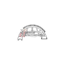 BRAKE SHOES PAIR PIAGGIO Diesis 50 2002-2005