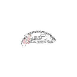 BRAKE SHOES PAIR PIAGGIO Cosa 1 125 1988-1990