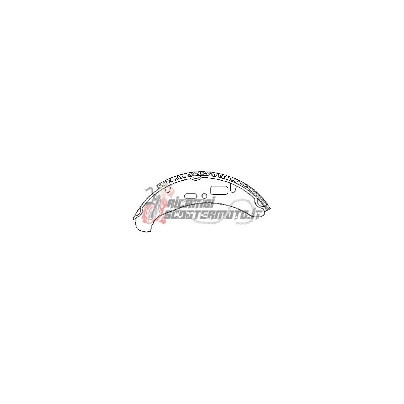 BRAKE SHOES PAIR PIAGGIO Cosa 1 125 1988-1990
