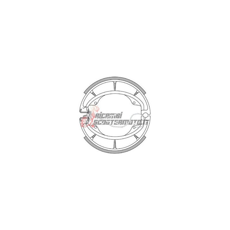 COPPIA GANASCE CEPPI FRENO POSTERIORE SUZUKI UC Epicuro / UC Epicuro R 125 1999-2001