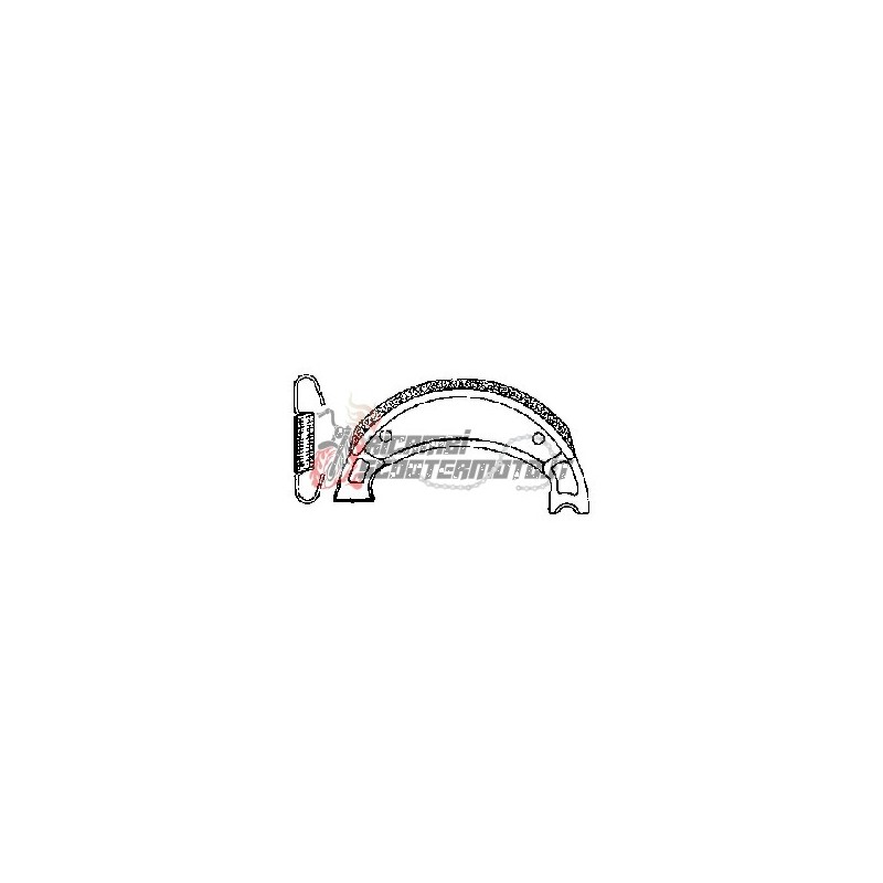 PAR DE ZAPATAS DE FRENO BENELLI 49X 50 2007-2015
