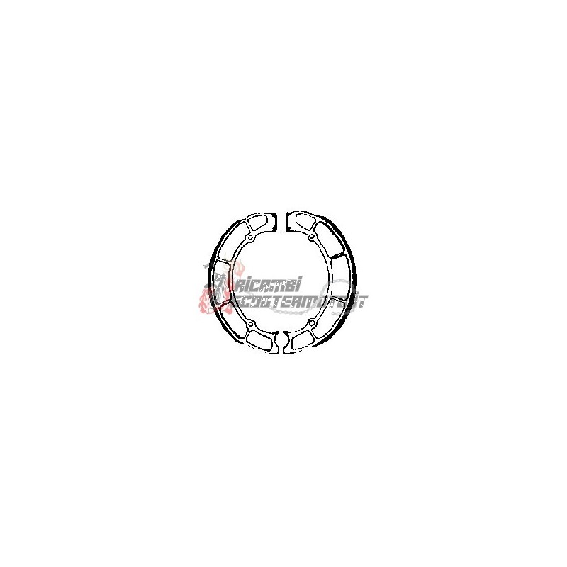 BRAKE SHOES PAIR YAMAHA XV Virago 400 1988