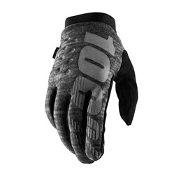 GUANTES 100% BRISKER HEATHER GRIGIO TAGLIA XL