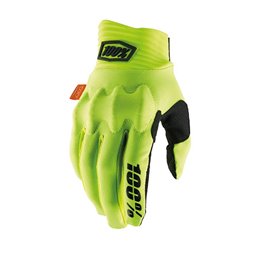 GANTS 100% COGNITO GIALLO FLUO/NERO TAGLIA S