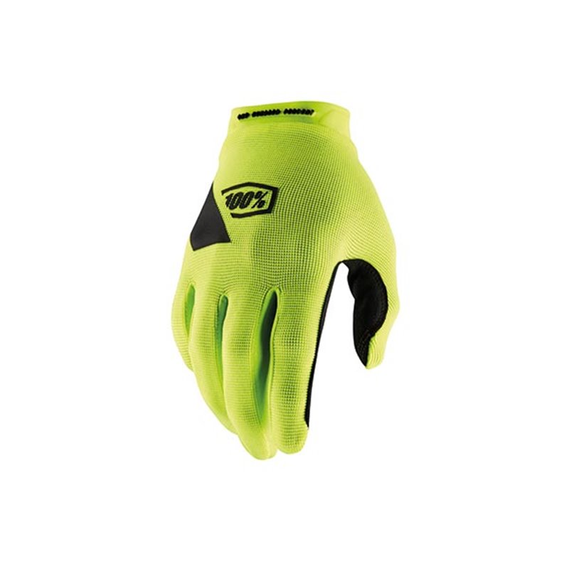 GLOVES 100% RIDECAMP GIALLO FLUO TAGLIA XL