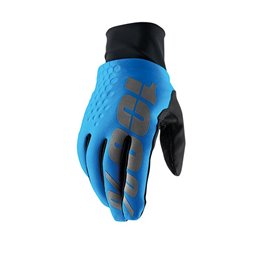 GUANTES 100% HYDROMATIC BRISKER BLU TAGLIA XL