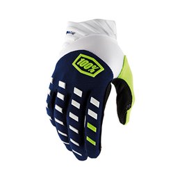 GUANTES 100% AIRMATIC NAVY/BIANCO TAGLIA XL