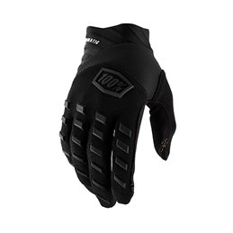GUANTES 100% AIRMATIC YOUTH NERO/CHARCOAL TAGLIA S