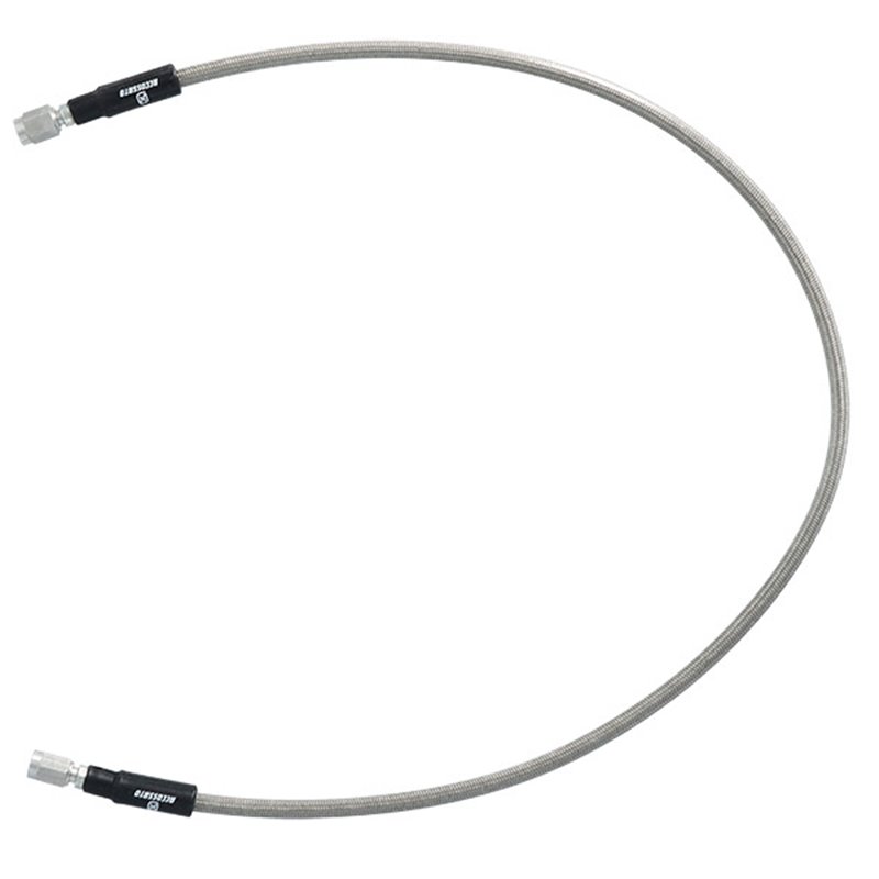 BRAIDED BRAKE HOSE GUAINA TRASPARENTE 475 mm BRAIDED BRAKE HOSE GUAINA TRASPARENTE 475 mm