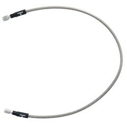 BRAIDED BRAKE HOSE GUAINA TRASPARENTE 800 mm