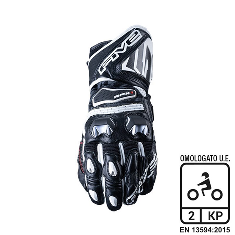 GLOVES FIVE RFX1 NERO BIANCO TAGLIA XL