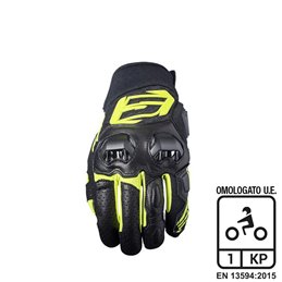 GUANTES FIVE SF3 NERO/GIALLO FLUO TAGLIA L