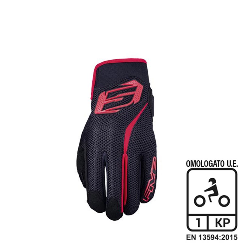 GLOVES FIVE RS5 AIR ROSSO TAGLIA S