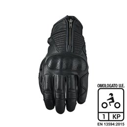 GLOVES FIVE KANSAS NERO TAGLIA L