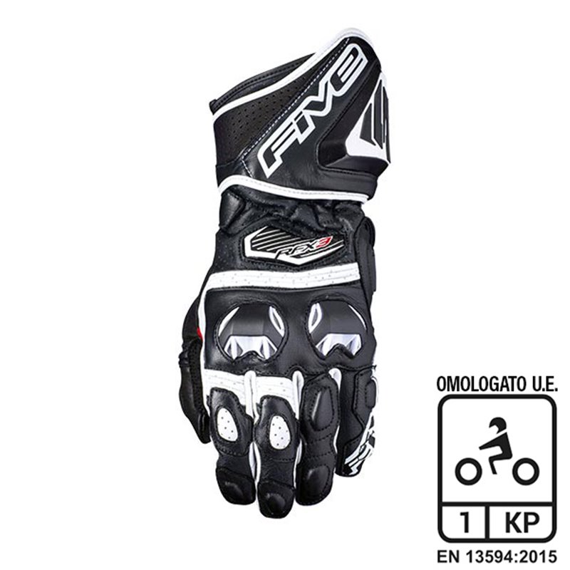 GLOVES FIVE RFX3 NERO BIANCO TAGLIA S
