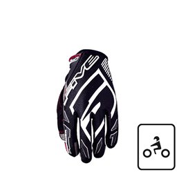 GUANTES FIVE MXF PRORIDER S NERO BIANCO TAGLIA S