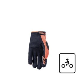GUANTES BAMBINO FIVE MXF3 NERO/FLUO ORANGE TAGLIA L