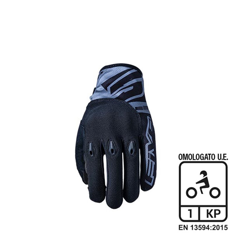 GLOVES FIVE E3 EVO NERO TAGLIA S