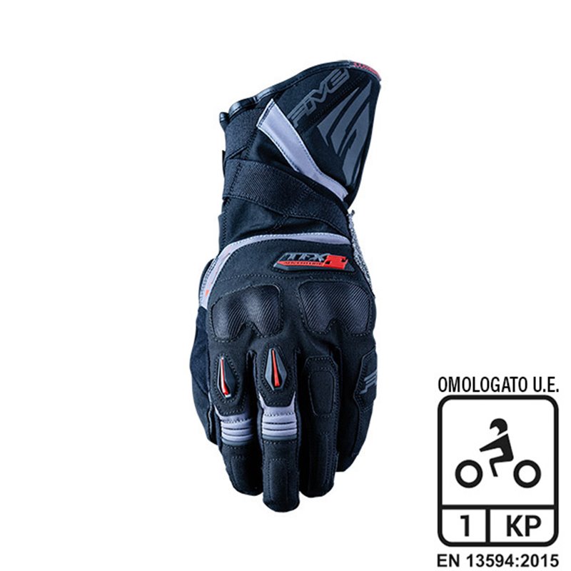 GLOVES FIVE TFX2 WP NERO/GRIGIO TAGLIA L