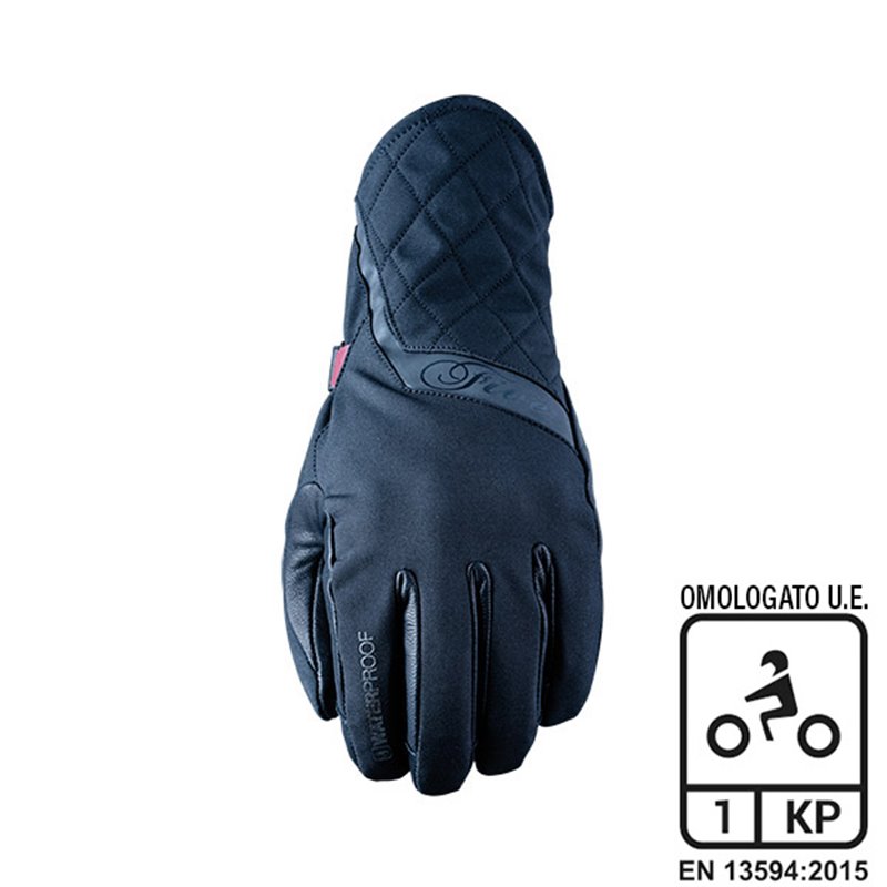 GLOVES DONNA FIVE MILANO EVO WP NERO TAGLIA XL