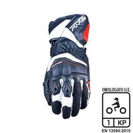 HANDSCHUHE FIVE RFX4 EVO NERO BIANCO/ROSSO TAGLIA XL