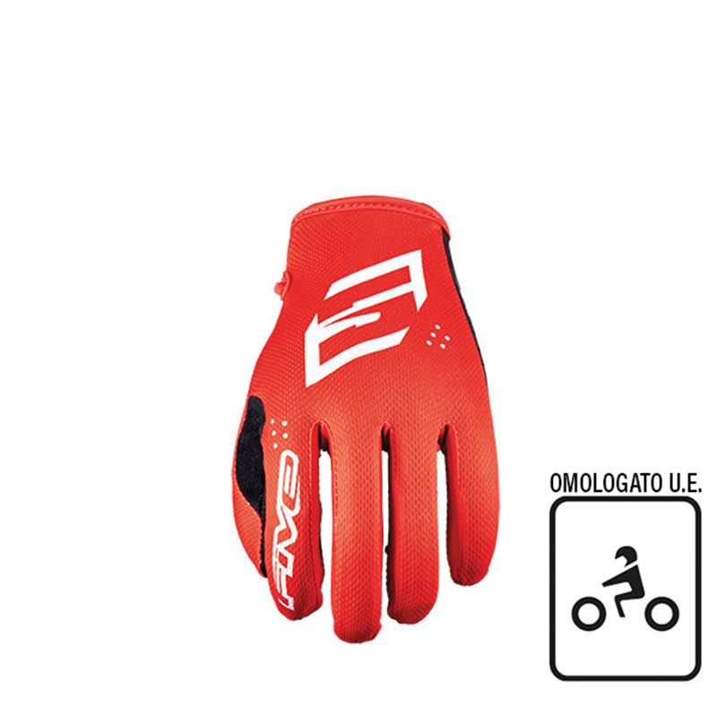 GLOVES FIVE MXF4 MONO ROSSO TAGLIA XXL GLOVES FIVE MXF4 MONO ROSSO TAGLIA XXL