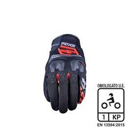 GUANTES FIVE TFX4 NERO/ROSSO TAGLIA XL