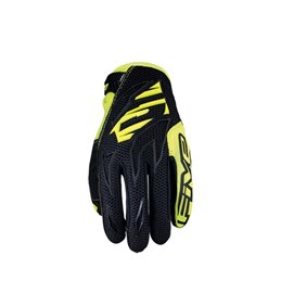 GUANTES BAMBINO FIVE MXF3 NERO/GIALLO FLUO TAGLIA XS