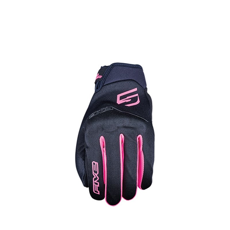 GUANTES DONNA FIVE GLOBE EVO NERO/FLUO PINK TAGLIA XL