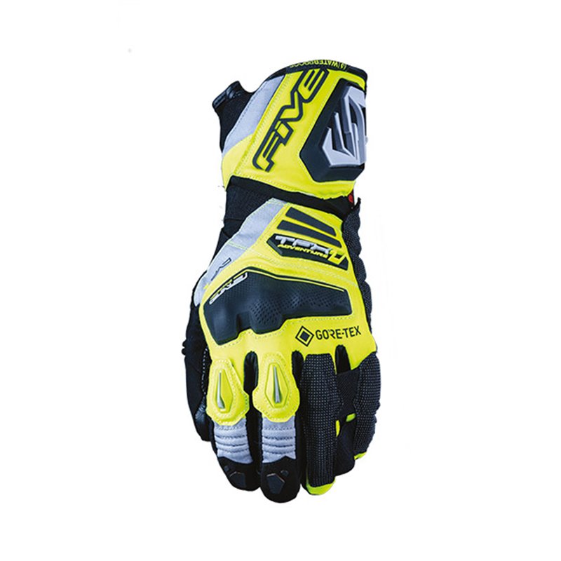 GUANTES FIVE TFX1 GTX GIALLO FLUO/GRIGIO TAGLIA S